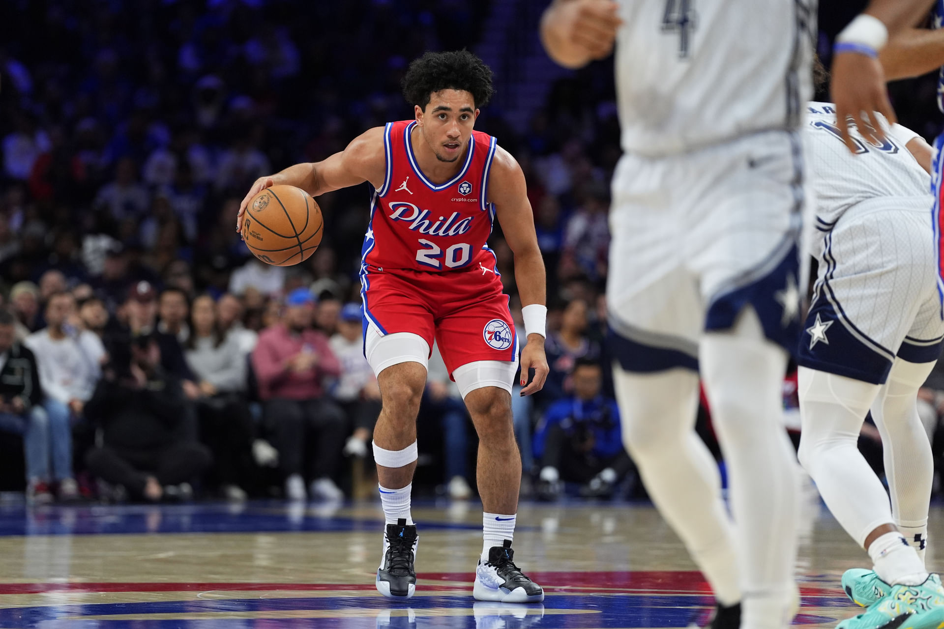 Philadelphia 76ers guard Jared McCain (20) - Source: Imagn