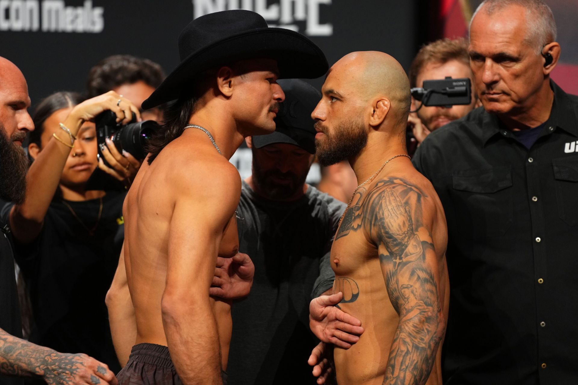 Noche UFC: Lopes vs Silva Ceremonial Weigh-in - Source: Getty