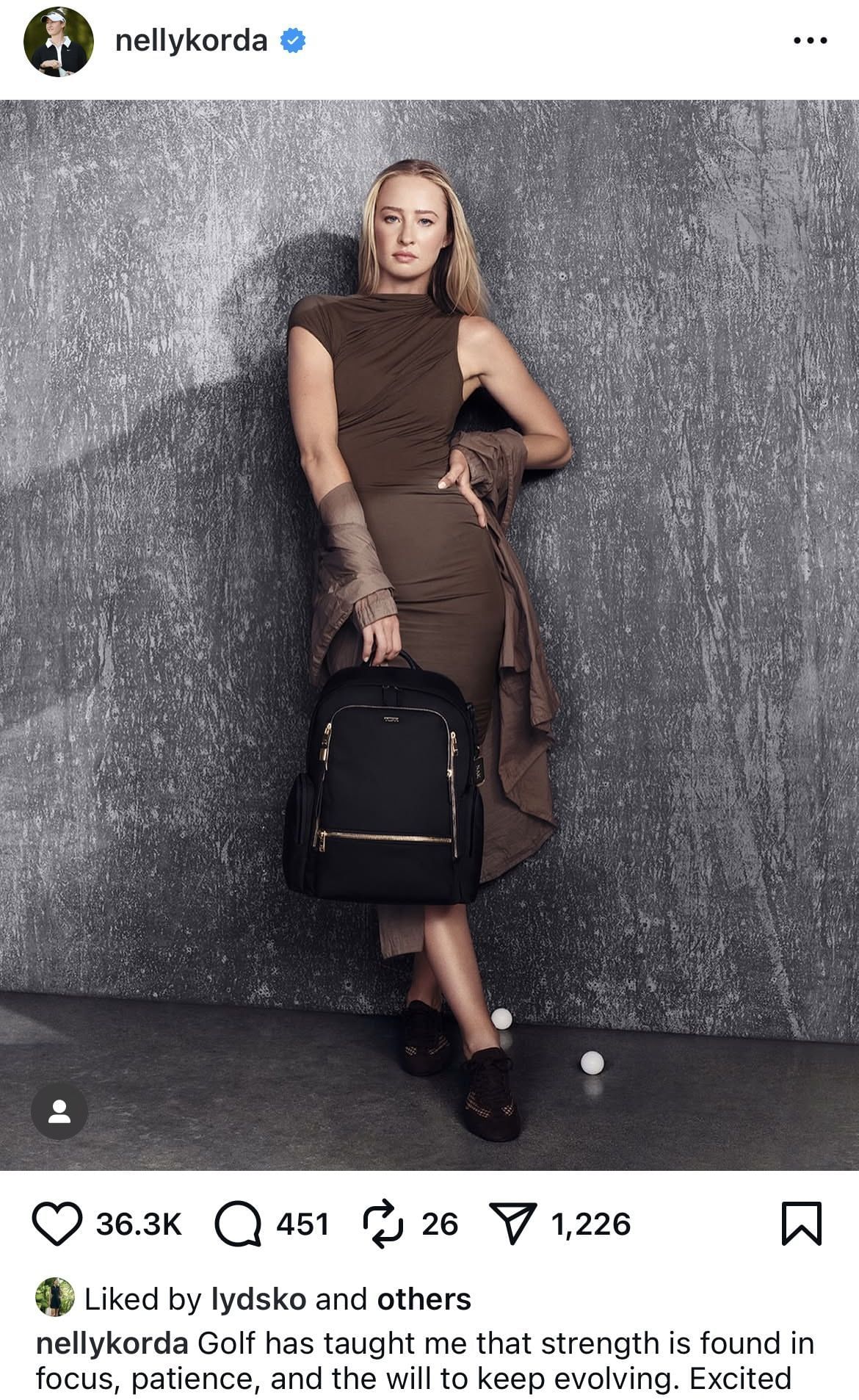 Image taken from Korda&rsquo;s Instagram Feed _ Source: Instagram/@nellykorda
