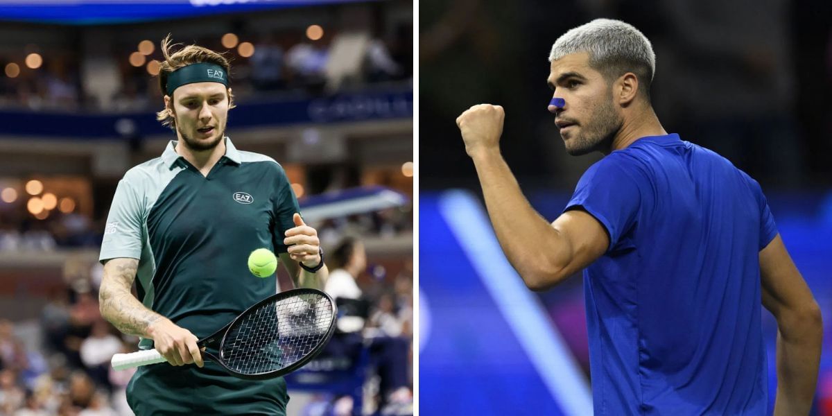 ATP Rankings Update ft Alexander Bublik (L), Carlos Alcaraz (R) (Source:Getty Images)