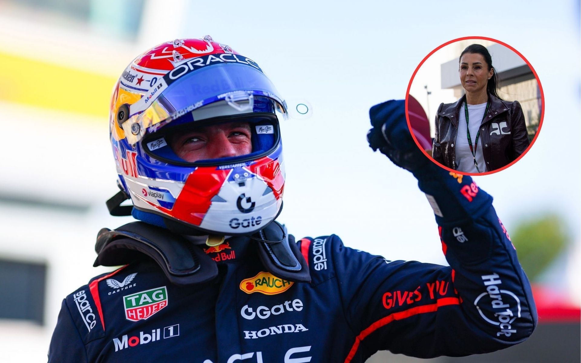 Max Verstappen and his mother Sophie Kumpen