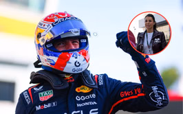 Max Verstappen's mother Sophie Kumpen drops 3-word reaction to the Red Bull driver securing pole position for the F1 Italian GP