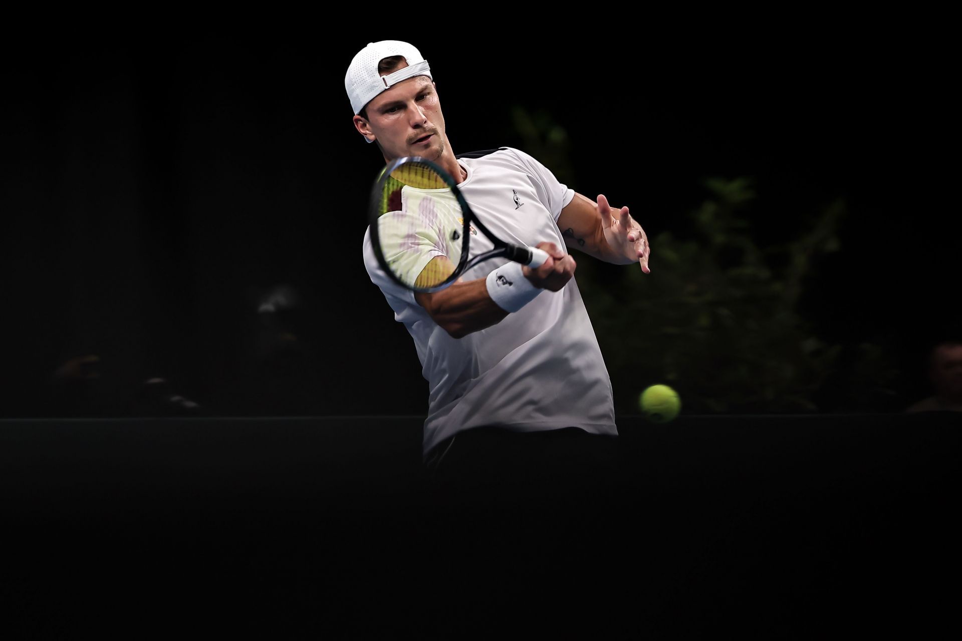 Marton Fucsovics at the 2025 Davis Cup Qualifiers Second Round - Source: Getty