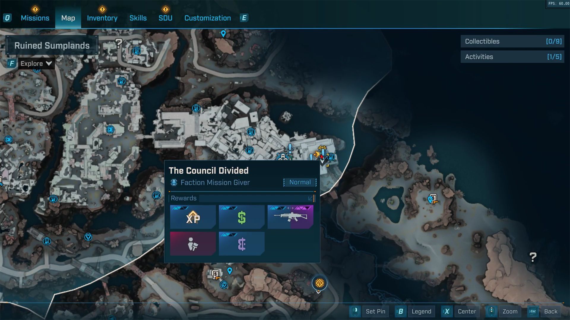 To get the quest speak to Levaine in Carcadia Faction Town, eastern region of Carcadia Burn (Image via Gearbox Software)