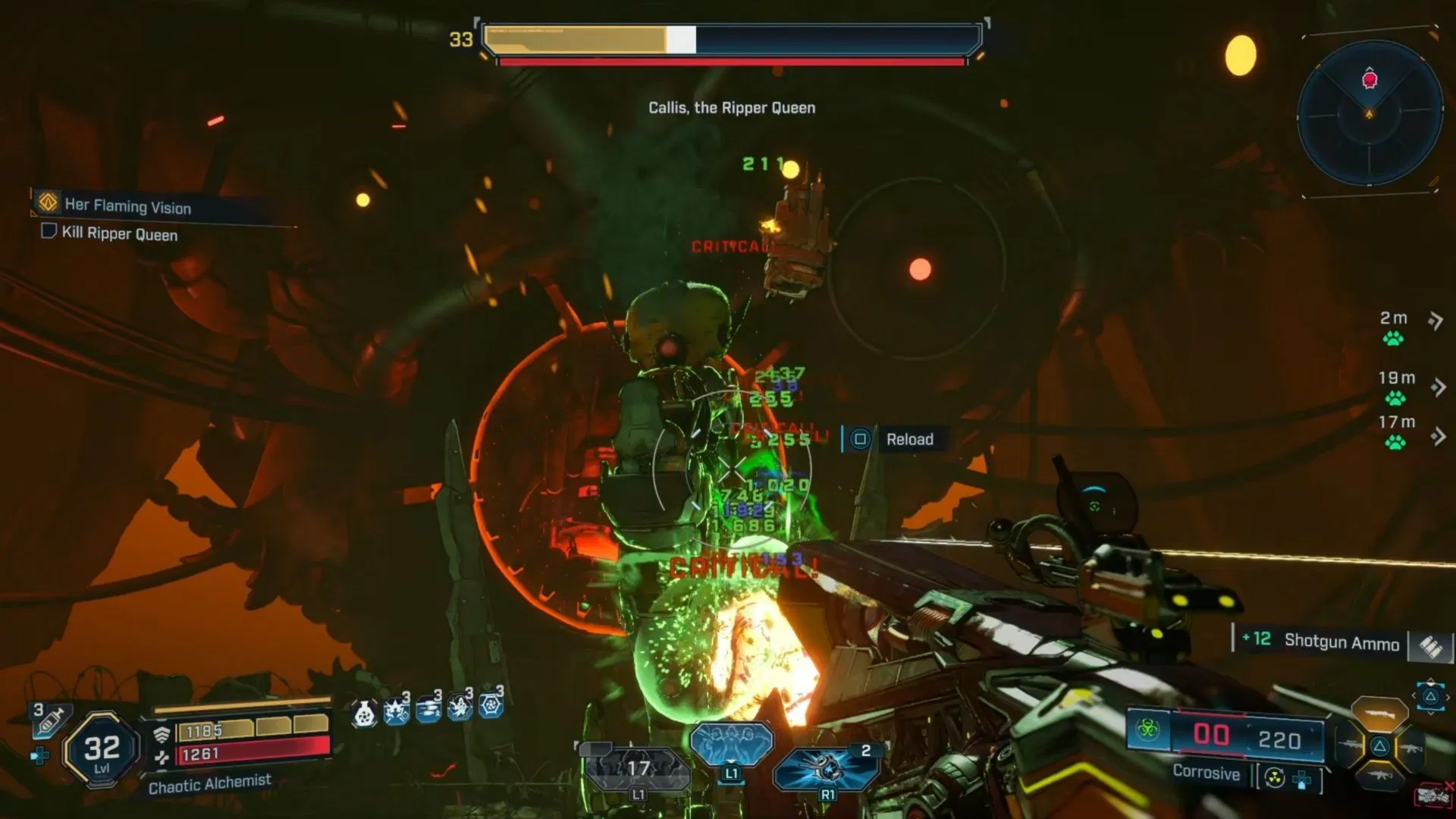The Ripper Queen has a lot of ground-based attacks that hit incredibly hard (Image via 2K Games)