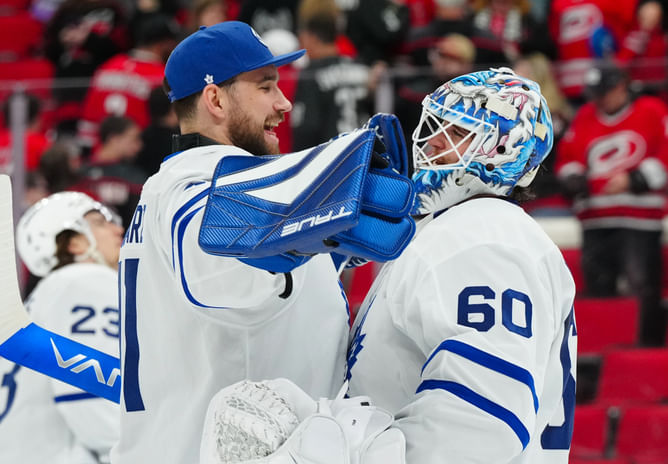 Anthony Stolarz opines on his Maple Leafs tenure as goalie continues to navigate contract future in Toronto
