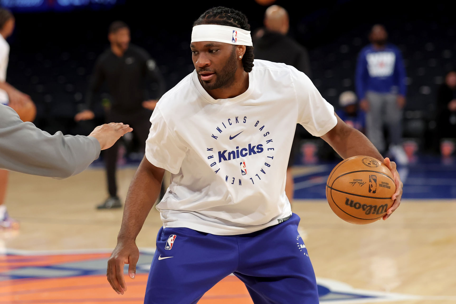 NBA: Playoffs-Detroit Pistons at New York Knicks - Source: Imagn