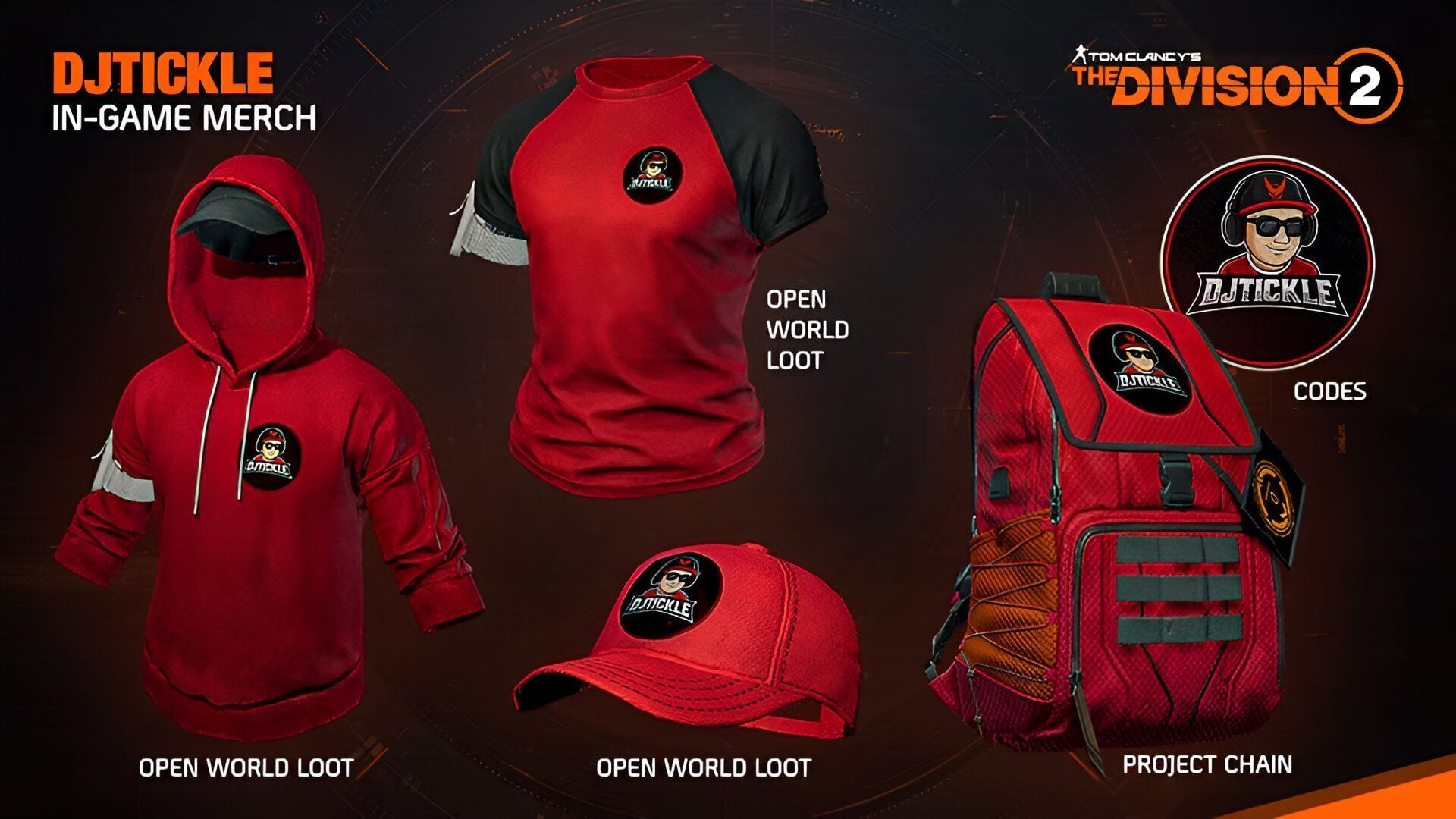 DjTickle-themed cosmetics (Image via Ubisoft)