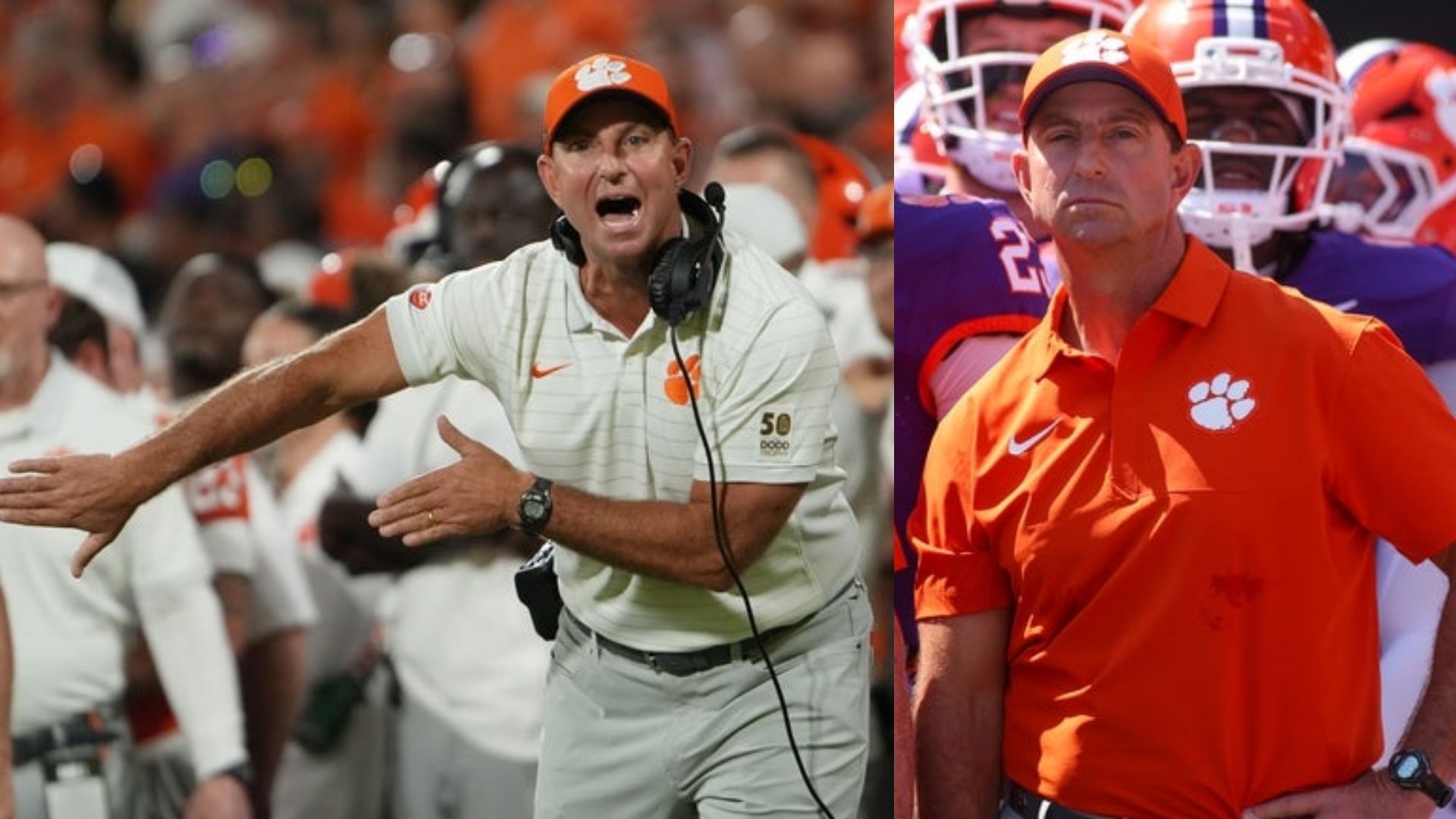 Clemson coach Dabo Swinney (Image Source: IMAGN)