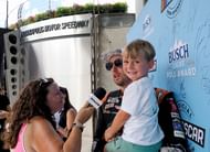 Chase Briscoe with his son - Source: Imagn