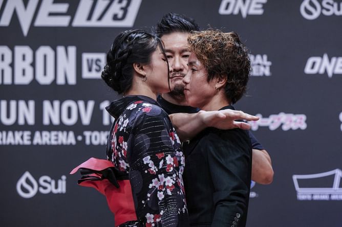 “I want to beat Stamp” - Kana fixated on taking out three-sport queen Stamp Fairtex at ONE 173
