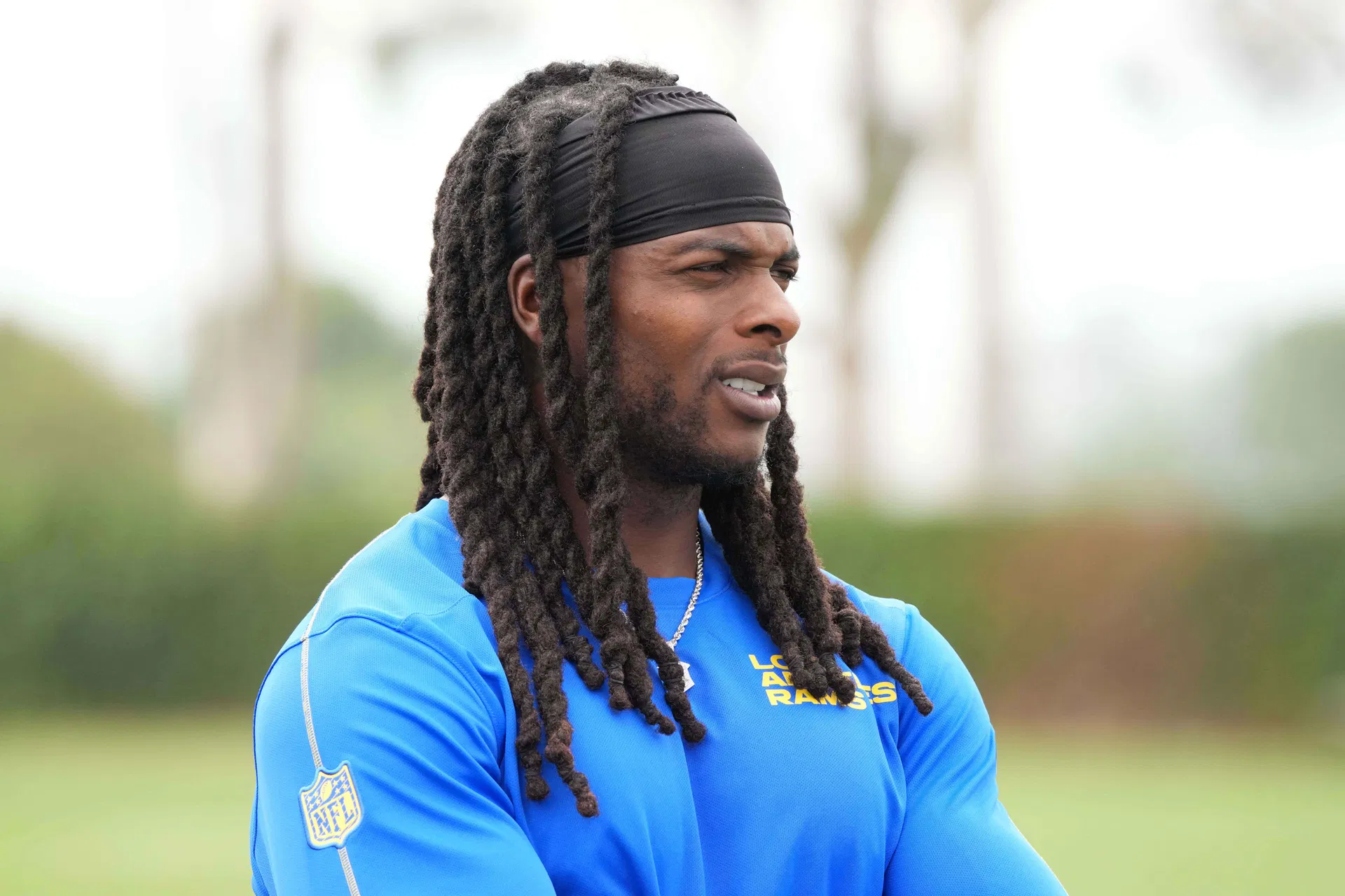 NFL: New Orleans Saints Los Angeles Rams Joint Practice - Source: Imagn