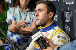 “Was a little worried”: Chase Elliott breaks down the final restart that led to his surprise Kansas victory