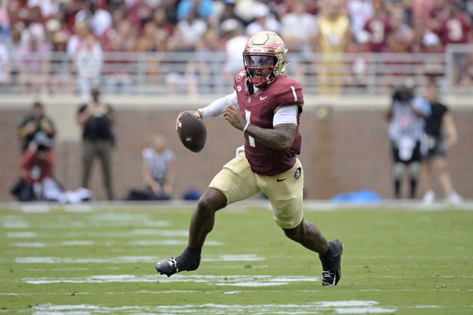 "Officially on national radar": FSU fans dumbfounded by Tommy Castellanos' unreal 82-yard TD against East Texas A&M
