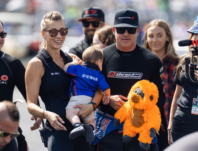 Tony Stewart’s wife Leah Pruett celebrates stunning NHRA viewership results that roped in 1,036,000 people