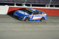 Kyle Larson (5) in turn one during the Cookouts Southern 500 at Darlington Raceway - Source: Imagn Images