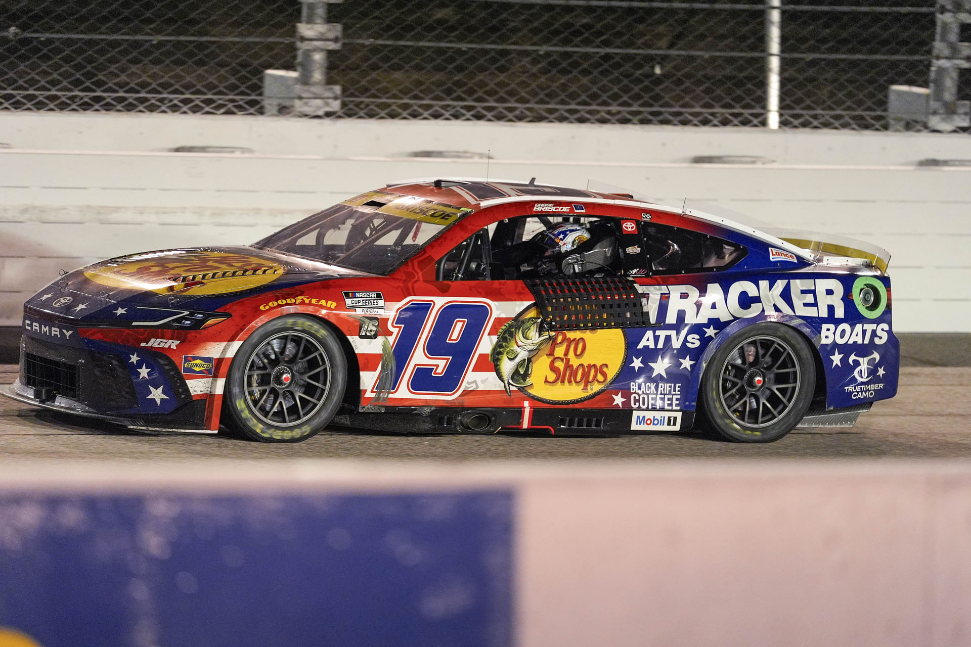 Chase Briscoe drives the #19 Toyota Camry for Joe Gibbs Racing - Source: Imagn