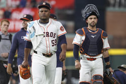 "100% intentional" - MLB fans accuse Framber Valdez of purposefully firing pitch at Cesar Salazar in Astros meltdown