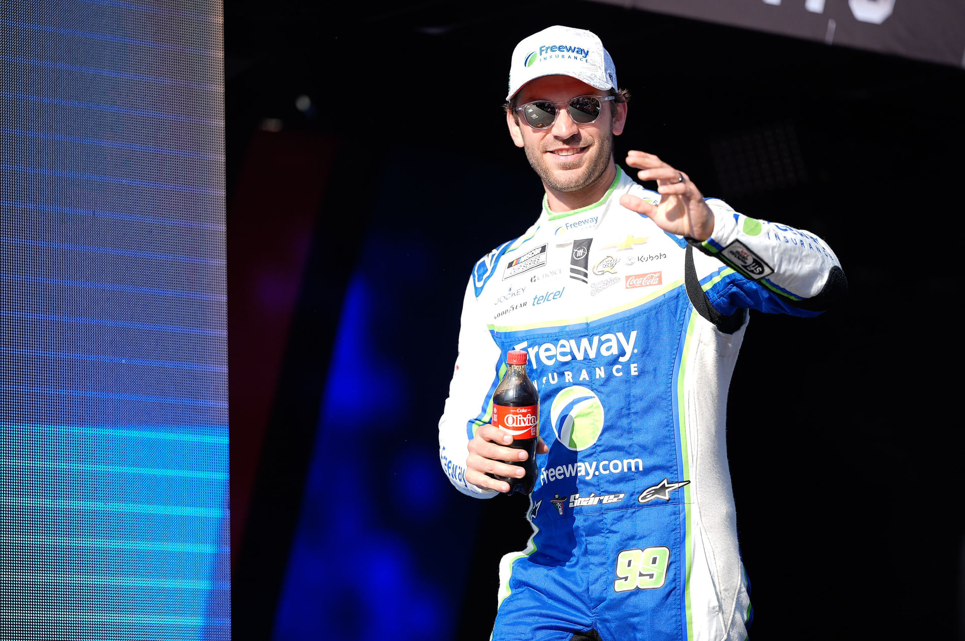 Trackhouse Racing&#039;s Daniel Suarez at the 2025 Southern 500 - Source: Imagn