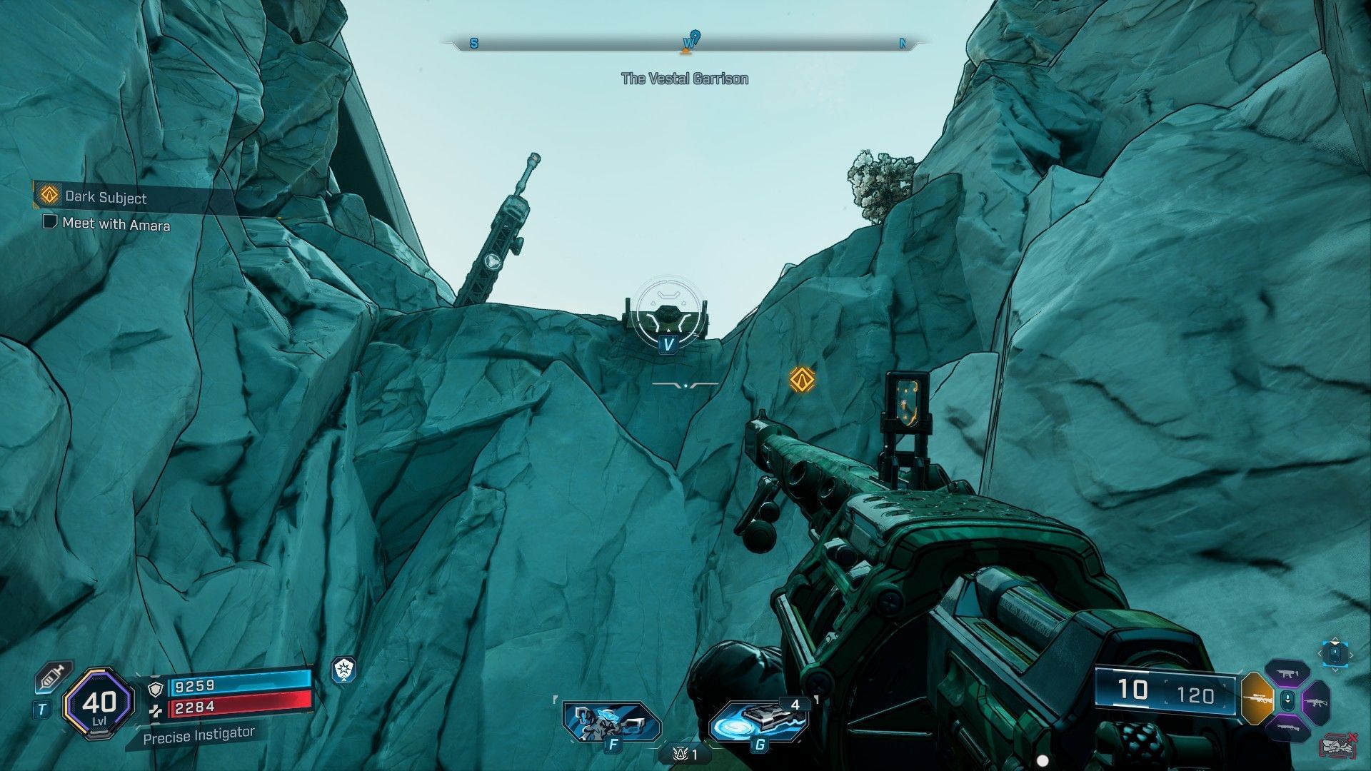 The grappling spot leading to Amara (Image via 2K Games)