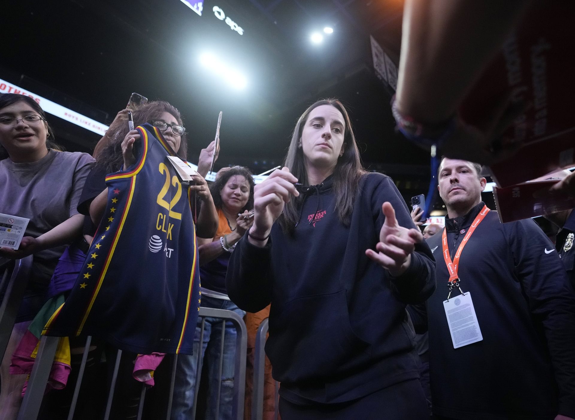 Establish Caitlin Clark for the rest of the season. (Image: Imagn)