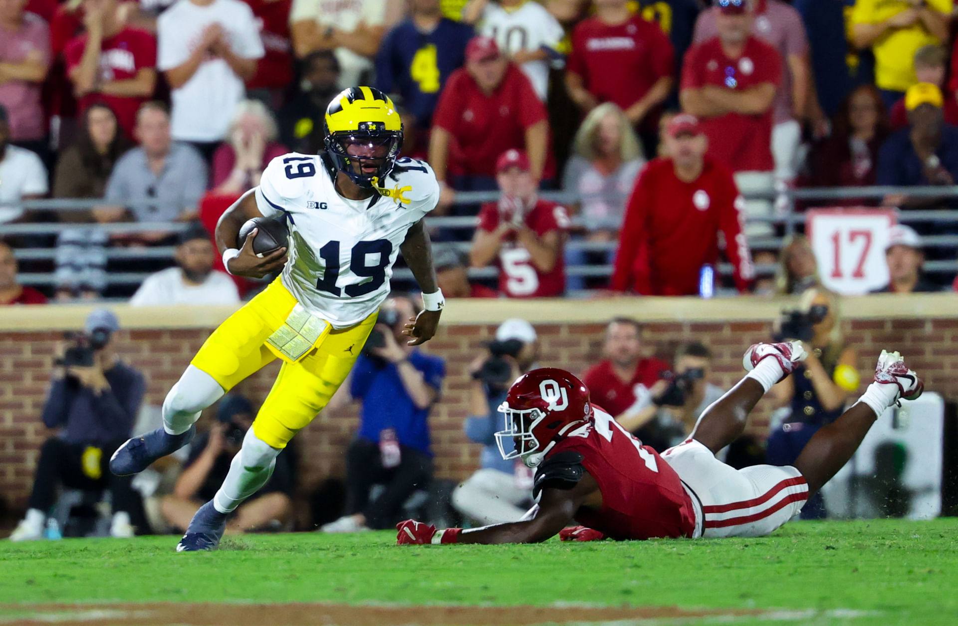 NCAA Football: Michigan at Oklahoma - Source: Imagn