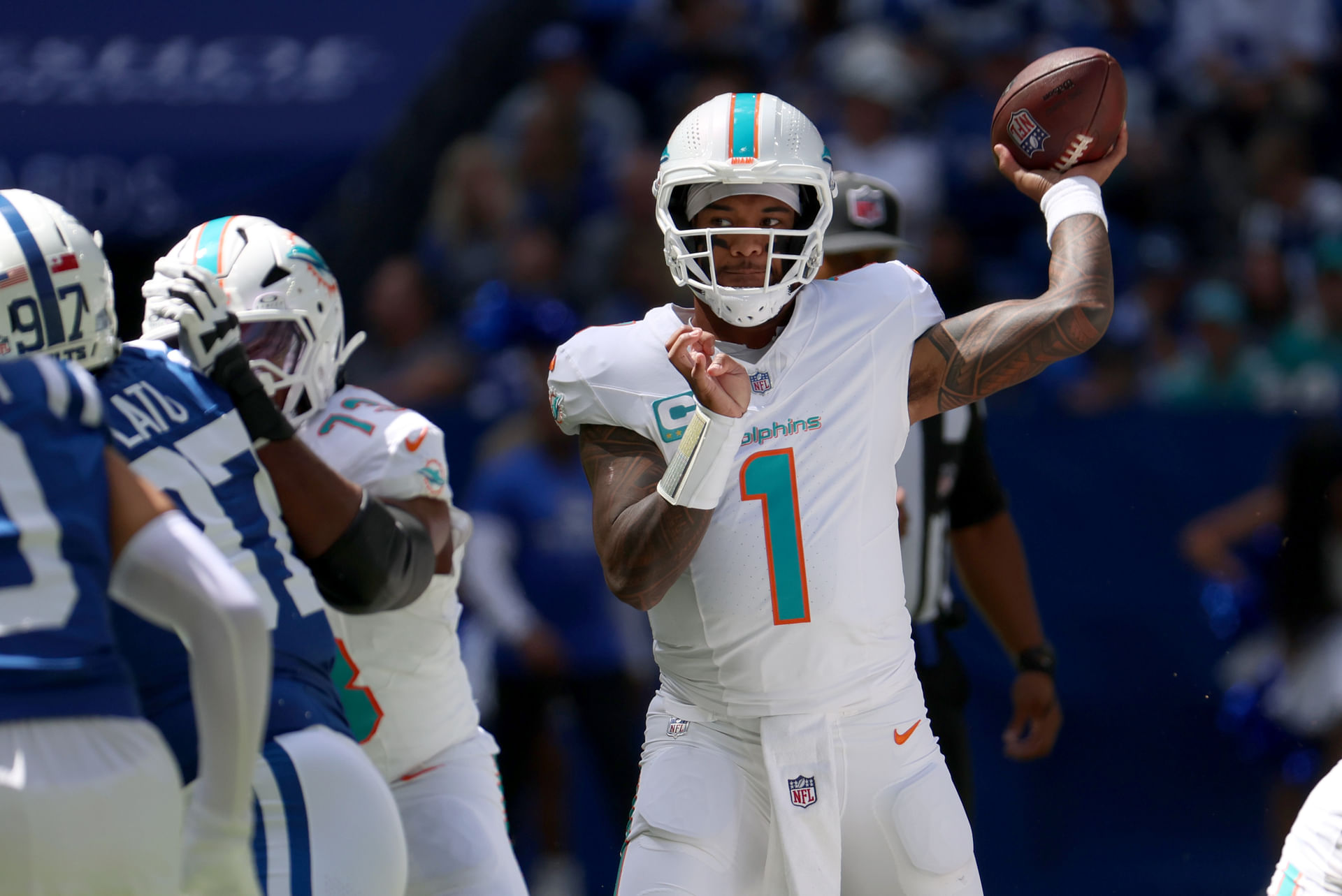American Football Association: Miami Dolphins in Indianapolis Collits (credits: Imagn)