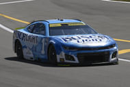Ross Chastain drives the #1 Chevrolet Camaro for Trackhouse Racing - Source: Imagn