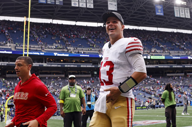 Colin Cowherd downplays Brock Purdy’s talent crediting 49ers HC for elevating $265,000,000 QB's game