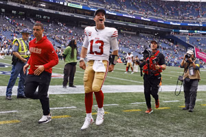49ers GM John Lynch gives Brock Purdy return timeline update ahead of Week 4 game vs. Jaguars