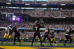 Watch: Female Texans fan gets beat up by Rams crowd, left injured after massive fight in SoFi stadium