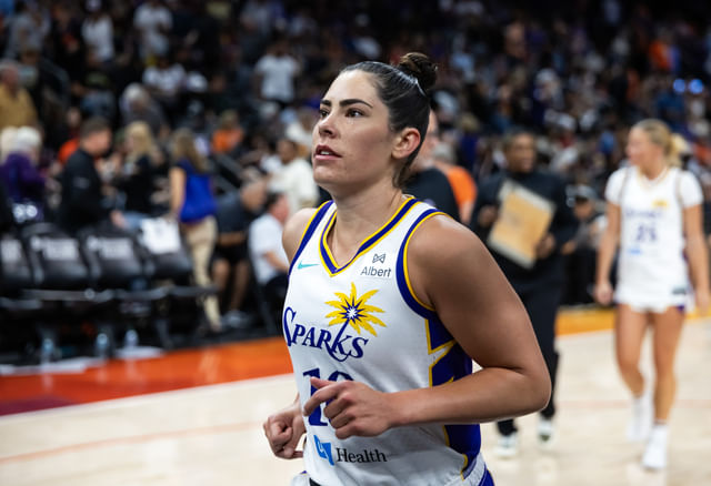 Kelsey Plum's message to Sparks fans after their season ended. (Photo: IMAGN)
