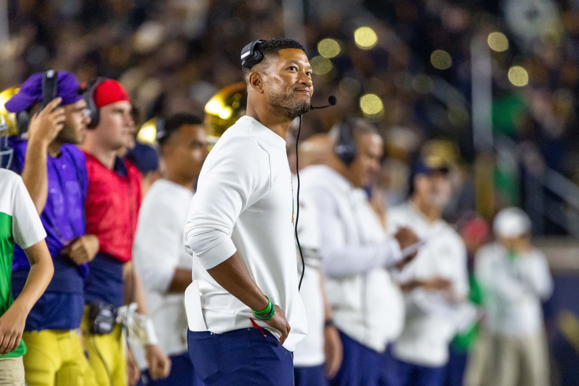 NCAA Football: Notre Dame HC Marcus Freeman - Source: Imagn