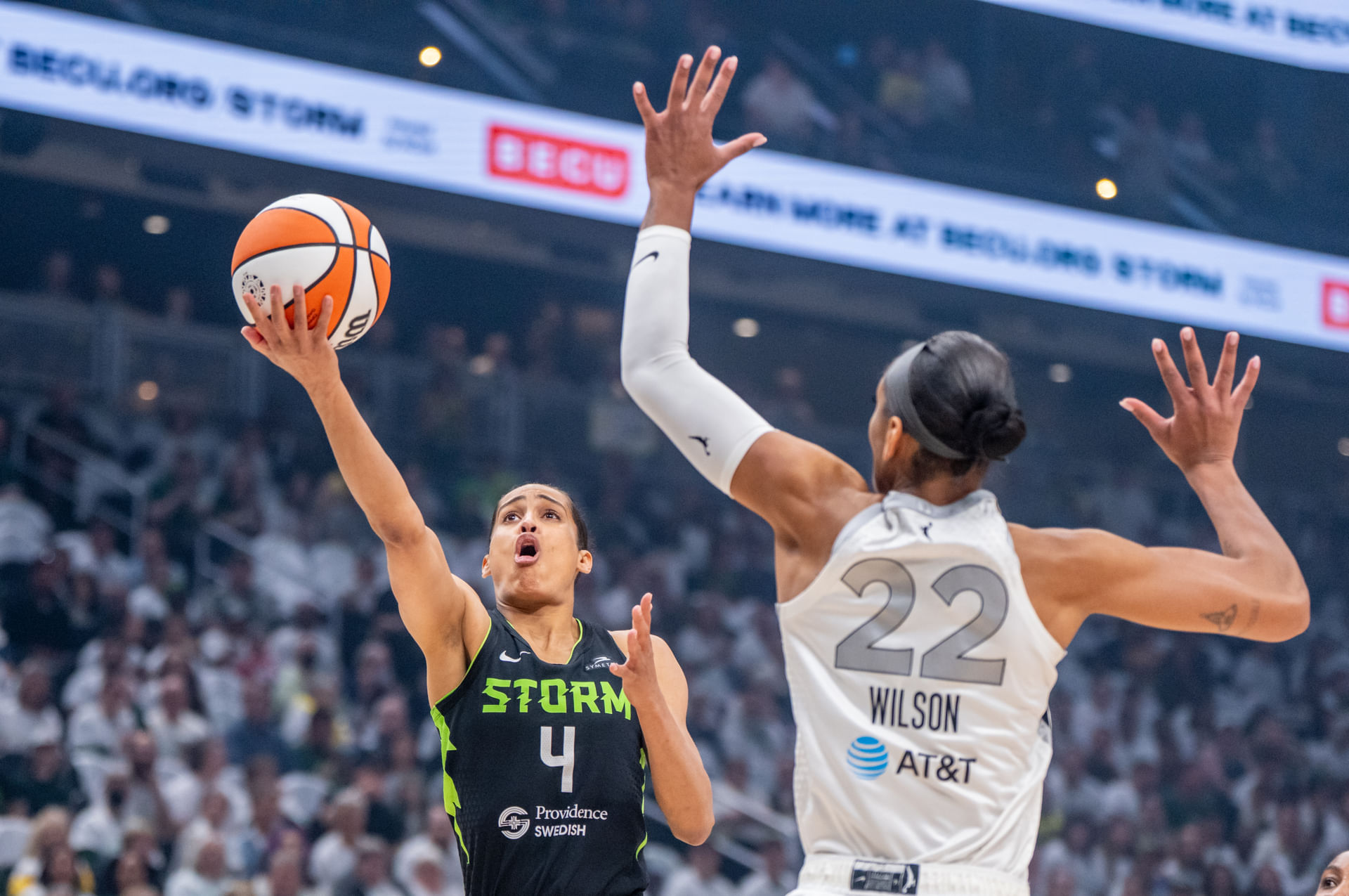 WNBA: Playoffs-Las Vegas Aces at Seattle Storm - Source: Imagn