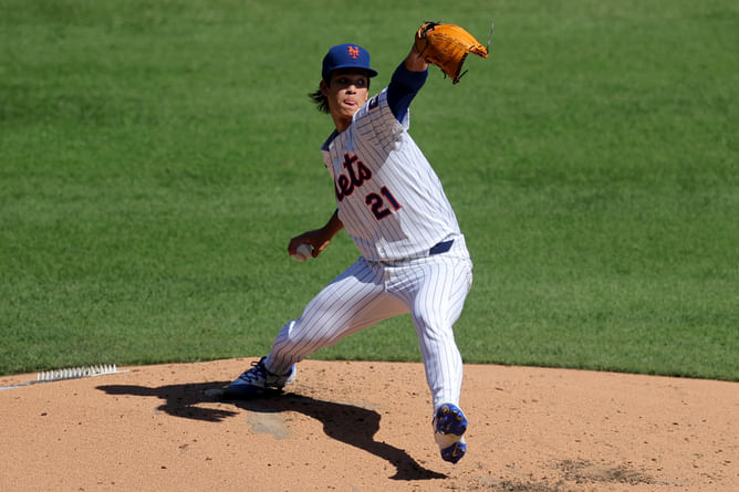 Days after Sean Manaea’s crucial advice Jonah Tong shrugs off Rangers disaster to lift Mets’ playoff hopes with Padres win
