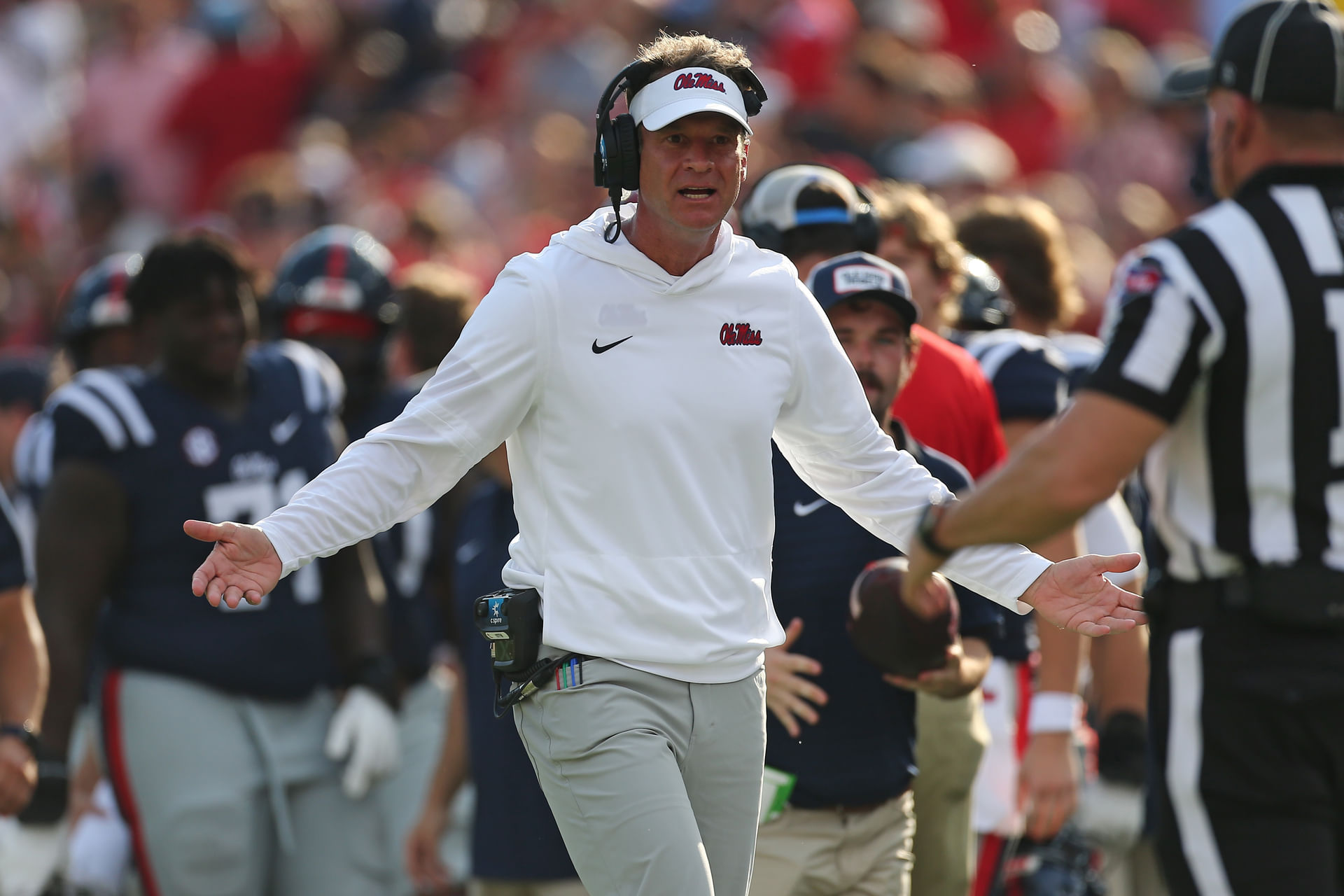 NCAA Football: Ole Miss HC Lane Kiffin - Source: Imagn