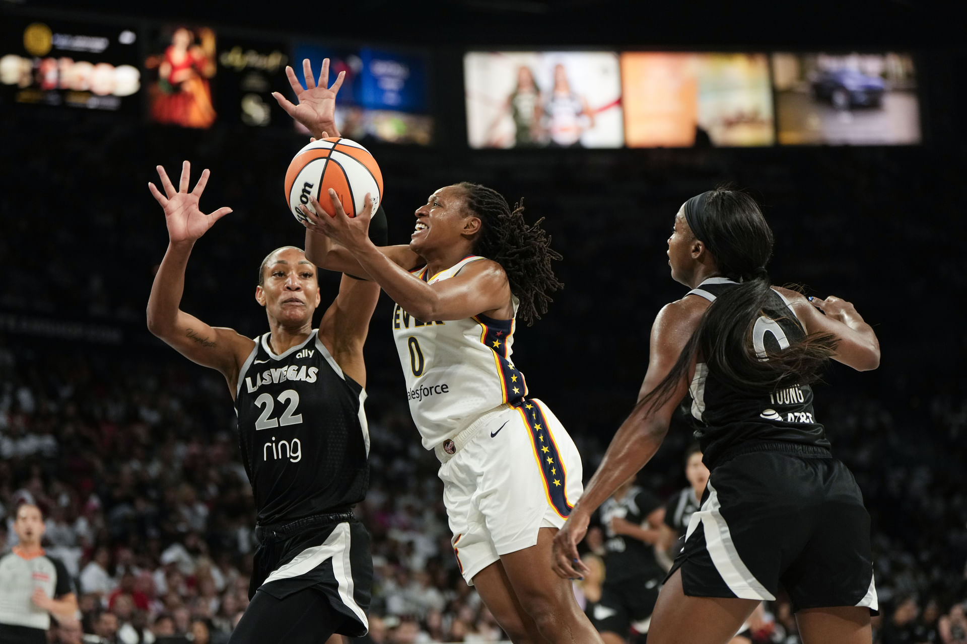 Kelsey Mitchell sparks Fever&#039;s Game 1 win. (Photo: IMAGN)