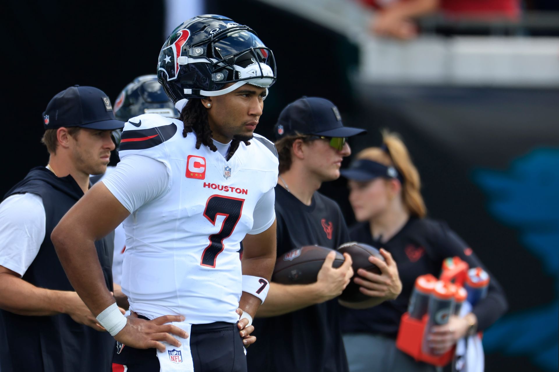 Houston Texans starting quarterback CJ. Stroud - Source: Imagn