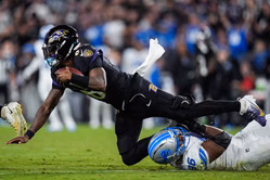 "Sometimes the spy was grabbing my leg": Lamar Jackson opens up on being sacked career-high 7 times on MNF vs. Detroit