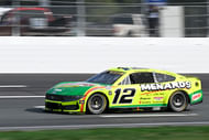 Ryan Blaney drives the #12 Ford Mustang for Team Penske - Source: Imagn
