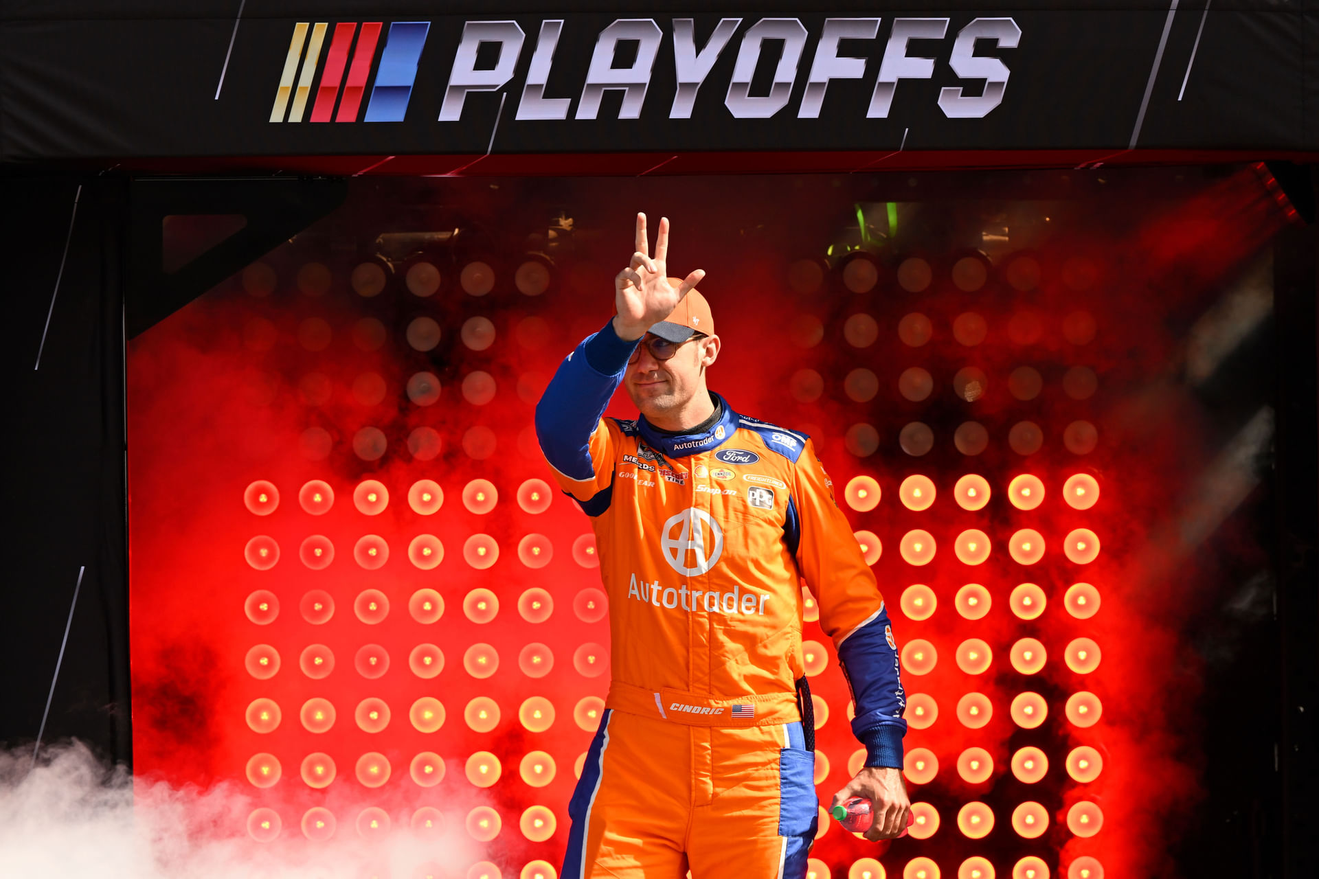 Austin Cindric (2) is introduced before the start of the Mobil 1 301 at New Hampshire Motor Speedway. - Source: Imagn