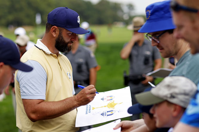 Jon Rahm sums up the fan experience at the 2025 Ryder Cup with a 5-word message