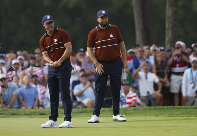 Rory McIlroy & Shane Lowry group receives full line of state troopers as fans face ejection at Ryder Cup