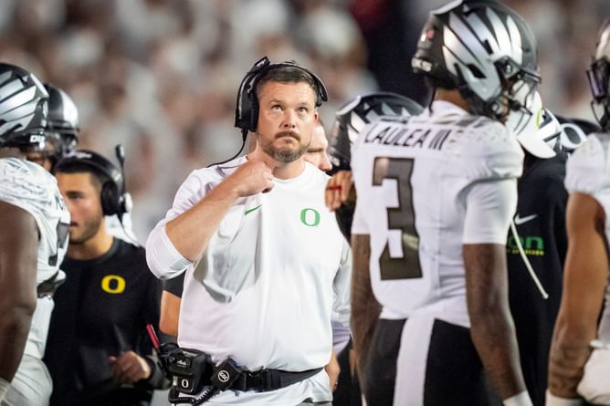 Oregon's Dan Lanning throws shade at Penn State's White Out crowd after crushing Nittany Lions in 2 OTs