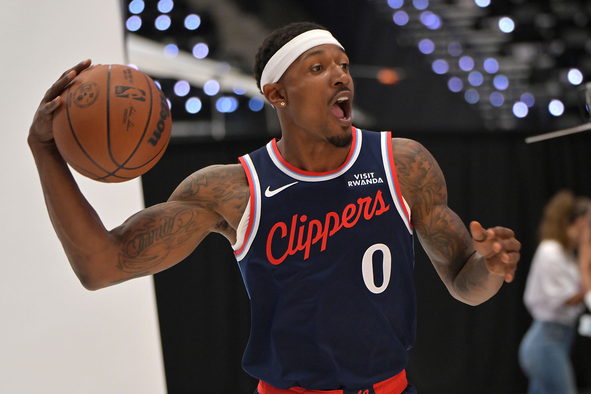 Bradley Beal happy to be back playing with an elite playmaker. (Photo: IMAGN)