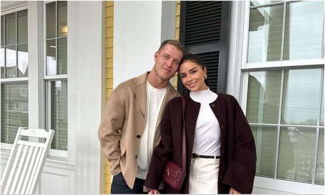 Christian McCaffrey's wife Olivia Culpo reflects on ongoing struggles balancing between work and motherhood