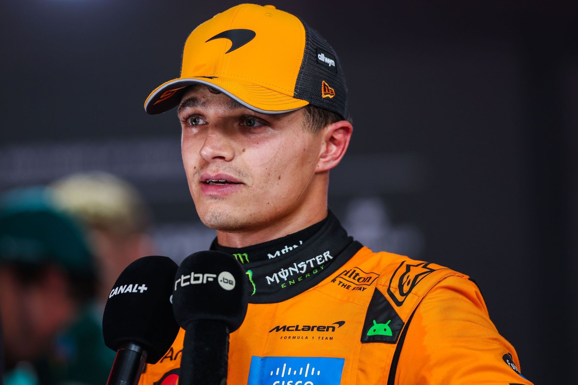 Lando Norris after the Grand Prix of Azerbaijan - Source: Getty
