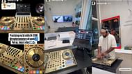 Marcus Jordfan shows off his DJ skills on his IG story. (Credits: @heirmj523/IG)