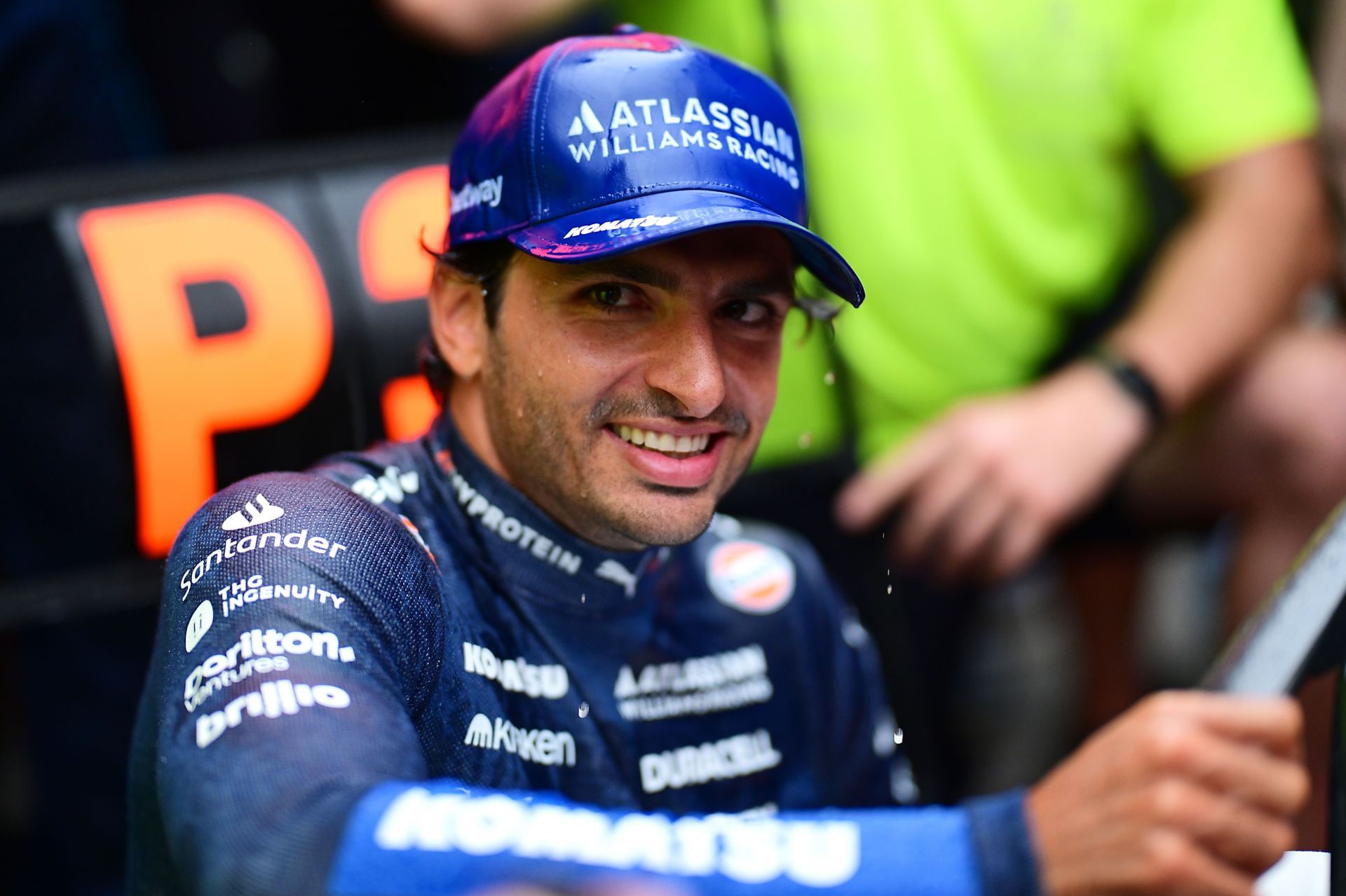 Carlos Sainz of Spain and Williams after the F1 Grand Prix of Azerbaijan. Source: Getty