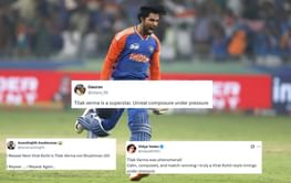 "Next Virat Kohli is Tilak Varma not Shubman Gill" - Fans hail star left-hander for match-winning 69* in IND vs PAK Asia Cup 2025 Final